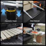 JAGAHAHA SUV Sleeping Bed Platform, Slide Out Overland Kitchen, All in One Folding Camping Table with Storage Drawer, Truck Bed Slide, Overland Gear for SUV Trunk Car Camping Essentials, Stove