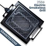 Granitestone Electric Smokeless Grill with Cool-Touch Handles