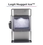 GE Profile Opal 2.0 Ultra Nugget Ice Maker with Scale Inhibiting Filter, Scoop Included, 38 lbs in 24 Hours, Pellet Ice Machine with WiFi & Smart Connected, Stainless Steel