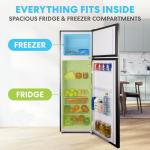 Simpli-Magic 79568A Refrigerator, Silver