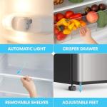 Simpli-Magic 79568A Refrigerator, Silver