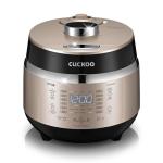CUCKOO High Pressure Rice Cooker 3-Cup Uncooked / 6-Cup Cooked with Induction Heating Technology, Small Rice Maker with 16 Menu Options and Steam Plate, Voice Guide, Gold (CRP-EHSS0309F)