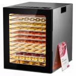 Food Dehydrator 12 Trays 850W, Stainless Steel Food Dryer with Adjustable Timer & Temperature (95-165°F) for Beef Jerky, Fruit, Herbs, Dog Treats