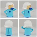 AUPLEX 5 PCS Angry Mama Microwave Cleaners & Cool Mama Fridge Odor Absorber, High temperature Steamer Cleaning Equipments, Refrigerator Moisture Absorber & Freshener Holder For Kitchen Gadget Tools