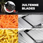 ZHANG XIAO QUAN SINCE 1628 Mandoline Food Slicer for kitchen, Adjustable Stainless Steel Mandoline Vegetable slicer Julienne, Onion Potato Chip French Fry vegetable slicer