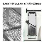 ZHANG XIAO QUAN SINCE 1628 Mandoline Food Slicer for kitchen, Adjustable Stainless Steel Mandoline Vegetable slicer Julienne, Onion Potato Chip French Fry vegetable slicer