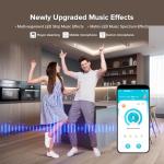 BTF-LIGHTING SP530E WiFi Alexa Bluetooth Controller 4 Zones 2.4GHz Dimming RF RB1 Remote Kit Support FCOB COB SMD PWM or SPI Single Color LED Strip WS2811 IC etc DC5V DC12V DC24V