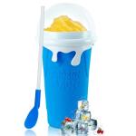 ROEDEER Large Slushie Cup 500ml,Frozen Magic Slushy Cup Maker,DIY Homemade Ice Cream,Milk Shake,Drinks Smoothie,Fruit Juice Slush Cup,Cool Stuff Gifts for Kids and Family - Blue