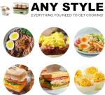 Evoloop Rapid Egg Cooker Electric 6 Eggs Capacity, Soft, Medium, Hard Boiled, Poacher, Omelet Maker Egg Poacher With Auto Shut-Off, BPA Free (Green)