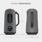 Zopehan 8 in 1 Nut Milk Maker,35oz(1000ml) Automatic Homemade Almond, Oat,Blenders,Plant-Based Milk and Non-Dairy Beverages, Milk Maker Machine with Delay Start/Self Clean