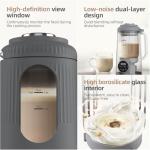 Zopehan 8 in 1 Nut Milk Maker,35oz(1000ml) Automatic Homemade Almond, Oat,Blenders,Plant-Based Milk and Non-Dairy Beverages, Milk Maker Machine with Delay Start/Self Clean