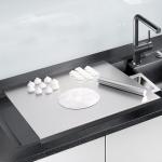 Stainless steel cutting board for kitchen,steel chopping board,baking sheet,suitable for meat, fruits, vegetables and pastry board,15.7"L x 11.8"W