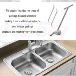 Garbage Disposer Unjamming Wrench/WRN-00 Garbage Disposal Wrench Tool - Compatible with All Waste King and SinkErator/Moen Garbage Disposals