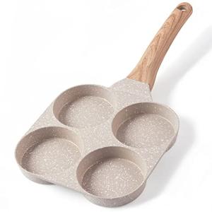 CAROTE Nonstick 4-Cup Omelette and Pancake Pan