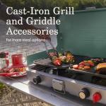 Coleman Cascade 3-in-1 Outdoor Camp Stove, Portable Cooktop with Included Cast-Iron Grill & Griddle Accessories, 24,000 BTUs of Power for Camping, Tailgating, Grilling