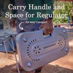 Coleman Cascade 3-in-1 Outdoor Camp Stove, Portable Cooktop with Included Cast-Iron Grill & Griddle Accessories, 24,000 BTUs of Power for Camping, Tailgating, Grilling