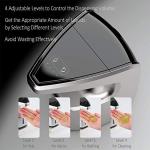 Automatic Soap Dispenser, Touchless Soap Dispenser, Hand Sanitizer Dispenser,Adjustable Dispensing Volume,Wall Mount/Countertop Soap Dispenser,for Kitchen/Bathroom/School/hospital,450ml/15.2oz(Silver)