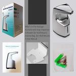 Automatic Soap Dispenser, Touchless Soap Dispenser, Hand Sanitizer Dispenser,Adjustable Dispensing Volume,Wall Mount/Countertop Soap Dispenser,for Kitchen/Bathroom/School/hospital,450ml/15.2oz(Silver)