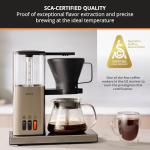 KRUPS Essential Brewer 8 Cup Drip Coffee Maker Machine, SCA-Certified, Blooming Technology, Barista-Quality, Pour Over Coffee Machine, Easy to Clean, Stainless Steel Design, Silver