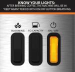 KRUPS Essential Brewer 8 Cup Drip Coffee Maker Machine, SCA-Certified, Blooming Technology, Barista-Quality, Pour Over Coffee Machine, Easy to Clean, Stainless Steel Design, Silver