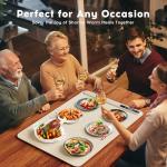 Warming Mat for Food, Voriah Electric Warming Tray with 3 Temp Settings & Auto Shut-Off, Food Warmer with Thick Silicone Surface to Keep Food Warm at Buffet, Parties, and Family Use（Apricot）