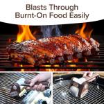 HorsePower Giddy Up Grill Cleaner AS SEEN ON TV! – Cordless, Rechargeable BBQ Tool with 350 RPM Stainless Roller, LED Light – Patents Pending – From BulbHead, a Family-Owned American Brand