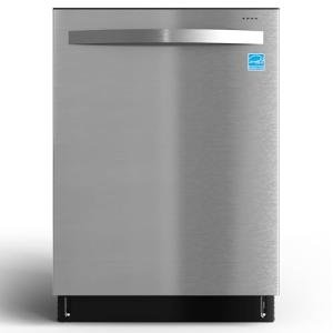 SUNVIVIPRO 24" Built-in Dishwasher, Stainless Steel Dishwasher Machine with Adjustable Racks, 14–16 Place Settings Large Capacity Dish Washer, 8 Wash Programs, Energy Star Certified, Sliver