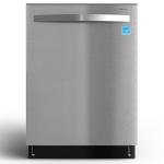 SUNVIVIPRO 24" Built-in Dishwasher, Stainless Steel Dishwasher Machine with Adjustable Racks, 14–16 Place Settings Large Capacity Dish Washer, 8 Wash Programs, Energy Star Certified, Sliver