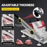 Manual Frozen Meat Slicer Meat Cutter Upgraded Stainless Steel Meat Cleavers Beef Mutton Roll Slicing Machine Vegetable Meat Slicer for Home Cooking Hotpot Shabu yhz
