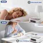 1.7-Quart Yogurt Maker with Adjust Temp(21°C-48°C/70°F-118°F) & Time(1-99h),110V-240V Auto-adaptive,Steel Inner Pot,BPA-free,Celsius Increment,Real-Time Countdown LED Display (No Glass Jar)