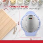 Holstein Housewares 12-Count Cake Pop Maker with Non-Stick Plates & Indicator Lights – Bakes 12 Sweet or Savory Pops Fast, Perfect for Birthday Treats & Holiday Party Snacks, Lavender