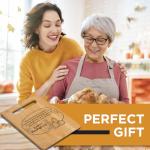 Happy Thanksgiving Cutting Board - Pumpkin Decor Board, Thanksgiving Dinner Gift, Fall Decorations For Home, Personalize Thanksgiving Gift for Mom, Grandma - Decorative Bamboo Cutting Board, 12" x 8"