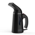 Pure Enrichment PureSteam Portable Fabric Steamer - Handheld Travel Garment Steamer Removes Wrinkles & is Safe on All Fabrics - Fast-Heating, Lightweight, Auto Safety Shut-Off, & Long Cord (Black)