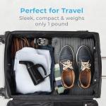 Pure Enrichment PureSteam Portable Fabric Steamer - Handheld Travel Garment Steamer Removes Wrinkles & is Safe on All Fabrics - Fast-Heating, Lightweight, Auto Safety Shut-Off, & Long Cord (Black)