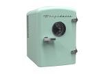 Frigidaire EFMIS171 Retro Mini Portable Personal Fridge - Ideal for Home, Office or Dorm - Includes Carrying Handle, AC/DC Wall/Car Charger (Green)
