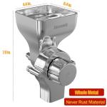 Metal Grain Mill Attachment for KitchenAid Stand Mixer, 12 Gear Adjustable Flour Mill Grain for Kitchenaid, Fit for Wheat, Corn, Oats, Nut