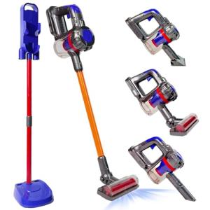 VARANO 3-in-1 Kids Vacuum That Really Works, Toddler Toy Vacuum Cleaning Toys for Kids Aged 3+, Fun Working Play Vacuum Cleaner with Working Suction for Realistic Pretend Play