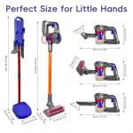 VARANO 3-in-1 Kids Vacuum That Really Works, Toddler Toy Vacuum Cleaning Toys for Kids Aged 3+, Fun Working Play Vacuum Cleaner with Working Suction for Realistic Pretend Play