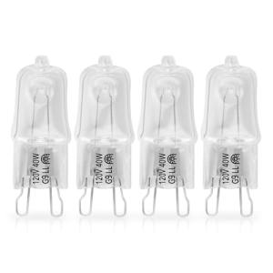 4Pcs WB25T10102 Lamp Halogen Bulb - G9 Bulb 40W 120V (Replaces 318946400, 3025992, WB08T10045) - Oven Light Bulbs Compatible with GE, Electrolux, Kenmore Range Oven Microwave Light
