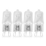 4Pcs WB25T10102 Lamp Halogen Bulb - G9 Bulb 40W 120V (Replaces 318946400, 3025992, WB08T10045) - Oven Light Bulbs Compatible with GE, Electrolux, Kenmore Range Oven Microwave Light
