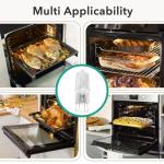 4Pcs WB25T10102 Lamp Halogen Bulb - G9 Bulb 40W 120V (Replaces 318946400, 3025992, WB08T10045) - Oven Light Bulbs Compatible with GE, Electrolux, Kenmore Range Oven Microwave Light