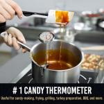 CRAFT911 Candy Thermometer with Pot Clip - Deep Fry Oil Thermometer for Frying and Candle Making