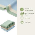 PandaEar 3 Pack Silicone Mats for Crafts, Resin Casting, Jewelry Making, Play Dough, & Art Supplies, Nonstick Heat-Resistant Large Sheets for Crafting, 15.7"x 11.8"