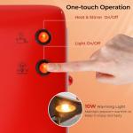 COSTWAY 19 Oz Popcorn Machine, Theater Style Countertop Popcorn Maker with Stainless Steel Kettle, Halogen Light, Kernel & Oil Scoops, Removable Serving Tray for Home Party, Movie Night, ETL Certified