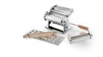 Imperia Pasta Maker Gift Set w Accessories- Includes Pasta Machine, Ravioli Mold Press, Wooden Rolling Pin & Cutter Attachment- Made in Italy- Durable Steel Construction- Make Fresh Homemade Noodles