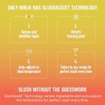 Ninja SLUSHi Max XXL Smart Frozen Drink Maker | Top Performance & Smart Technology, Party-Size 150oz Capacity, No Ice Needed, 6 Programs, Ideal Temp & Texture up to 12 hours | Mint FS605IV