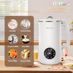 8 IN 1 Nut Milk Maker Machine, 1000ml Capacity Homemade Almond, Oat, Coconut, Soy, Plant Based Milks and Non Dairy Beverages, Automatic Soy Milk Maker Blender with Delay Start/Keep Warm/Boil Water