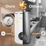 8 IN 1 Nut Milk Maker Machine, 1000ml Capacity Homemade Almond, Oat, Coconut, Soy, Plant Based Milks and Non Dairy Beverages, Automatic Soy Milk Maker Blender with Delay Start/Keep Warm/Boil Water