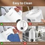 8 IN 1 Nut Milk Maker Machine, 1000ml Capacity Homemade Almond, Oat, Coconut, Soy, Plant Based Milks and Non Dairy Beverages, Automatic Soy Milk Maker Blender with Delay Start/Keep Warm/Boil Water