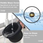 TOPWIT Rice Cooker Small, Mini Rice Cooker 2 Cups Uncooked, 1.2L Portable Rice Maker with Non-stick Coating, BPA Free, One Touch & Keep Warm Function, Grey